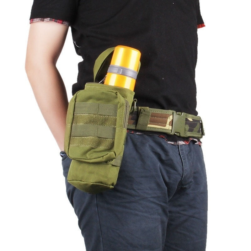 Tactical Water Bottle Pouch – MOLLE Outdoor Waist Bag