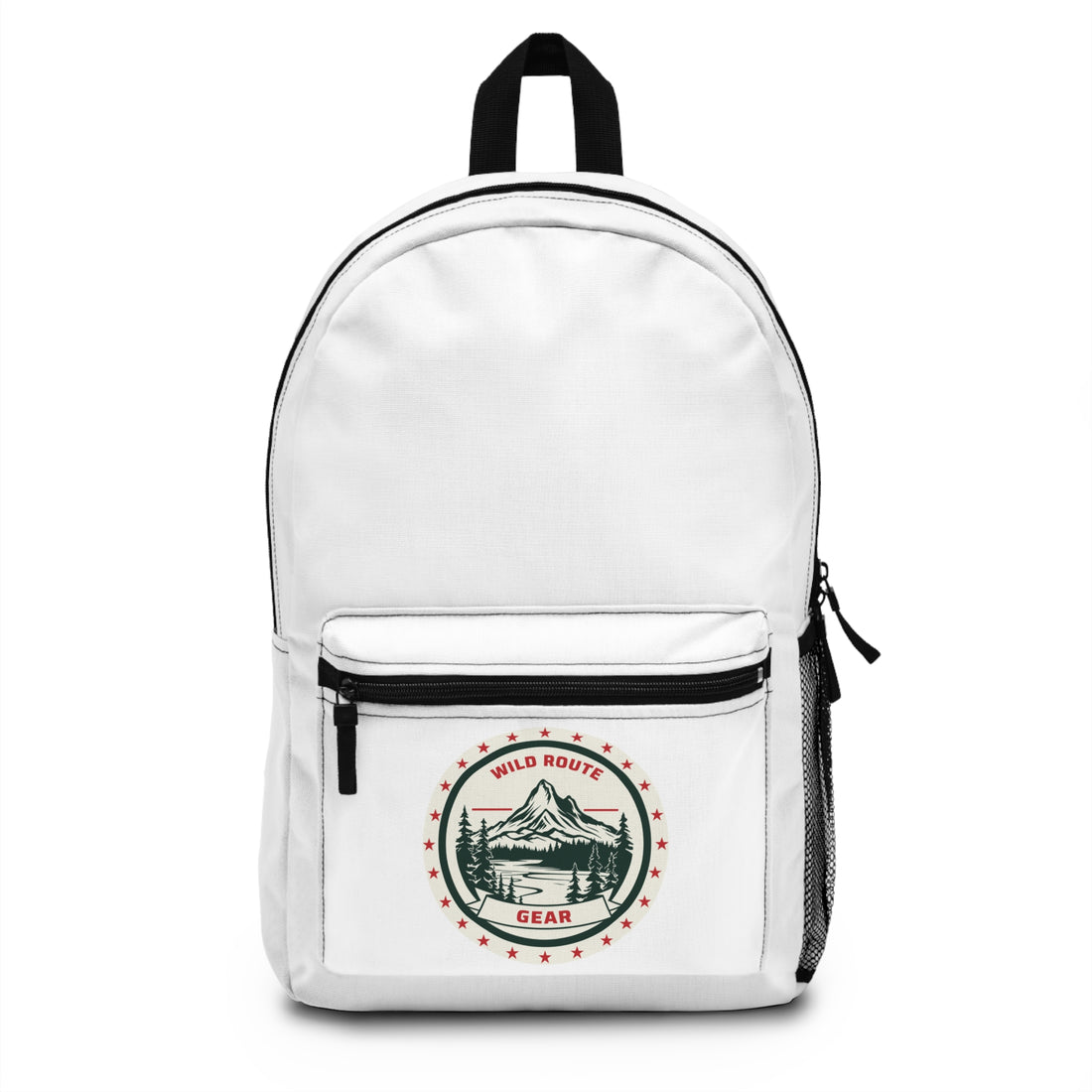 Backpack — Wild Route Gear Mountain Logo Backpack (Outdoor Hiking Daypack)