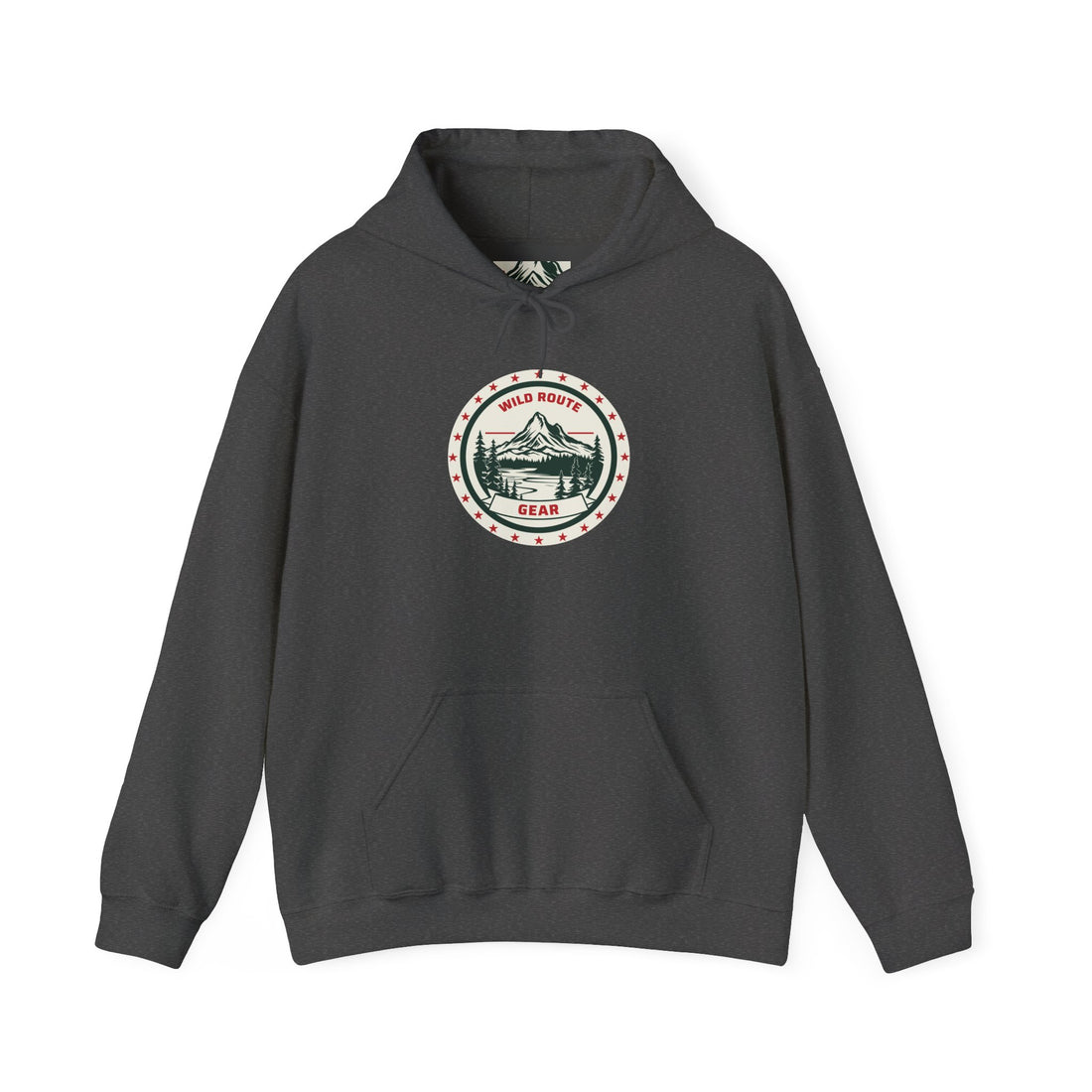 Adventure Bear Hoodie — Scenic Mountain Camp Graphic Sweatshirt