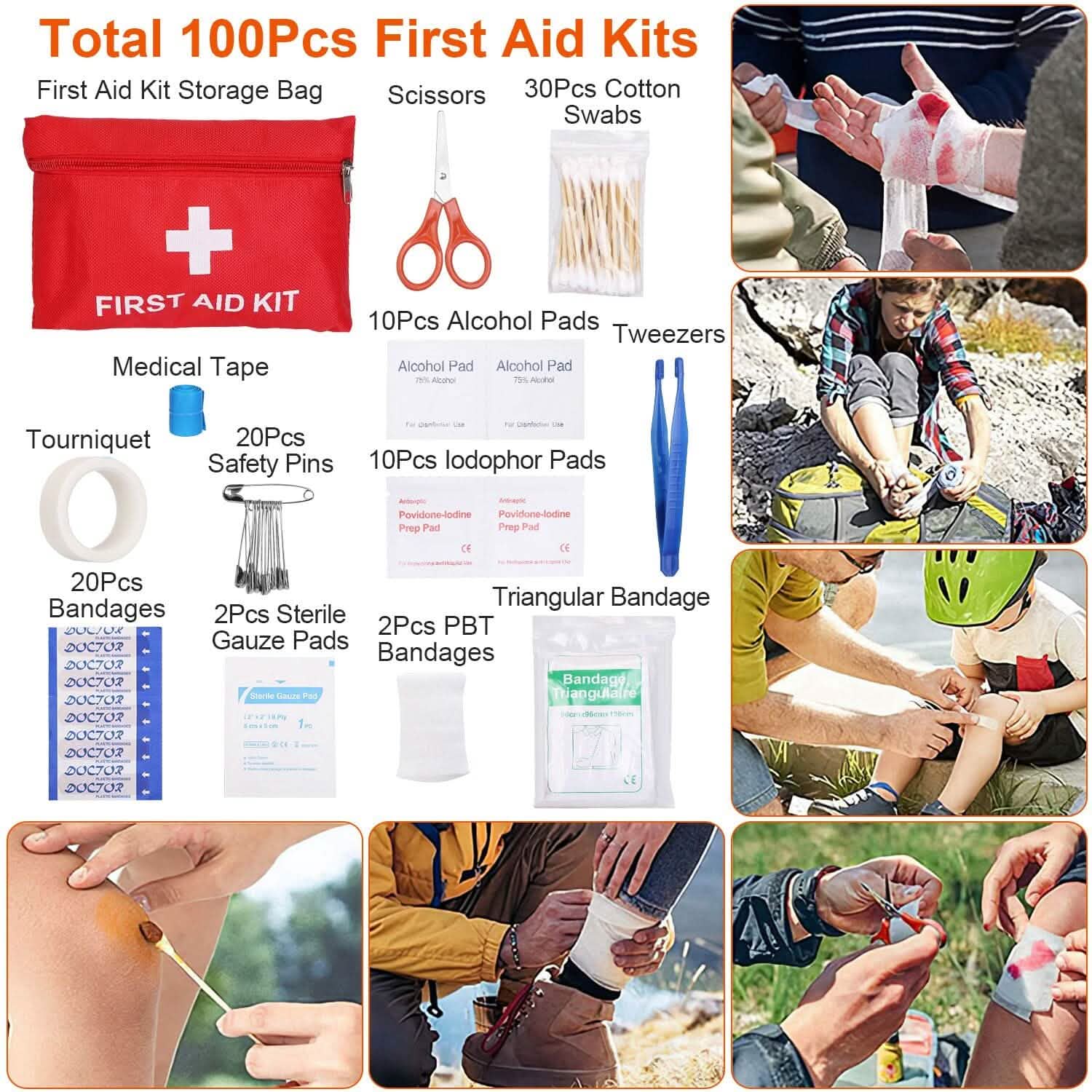 125-Piece Emergency Survival Kit – Tactical Outdoor Gear