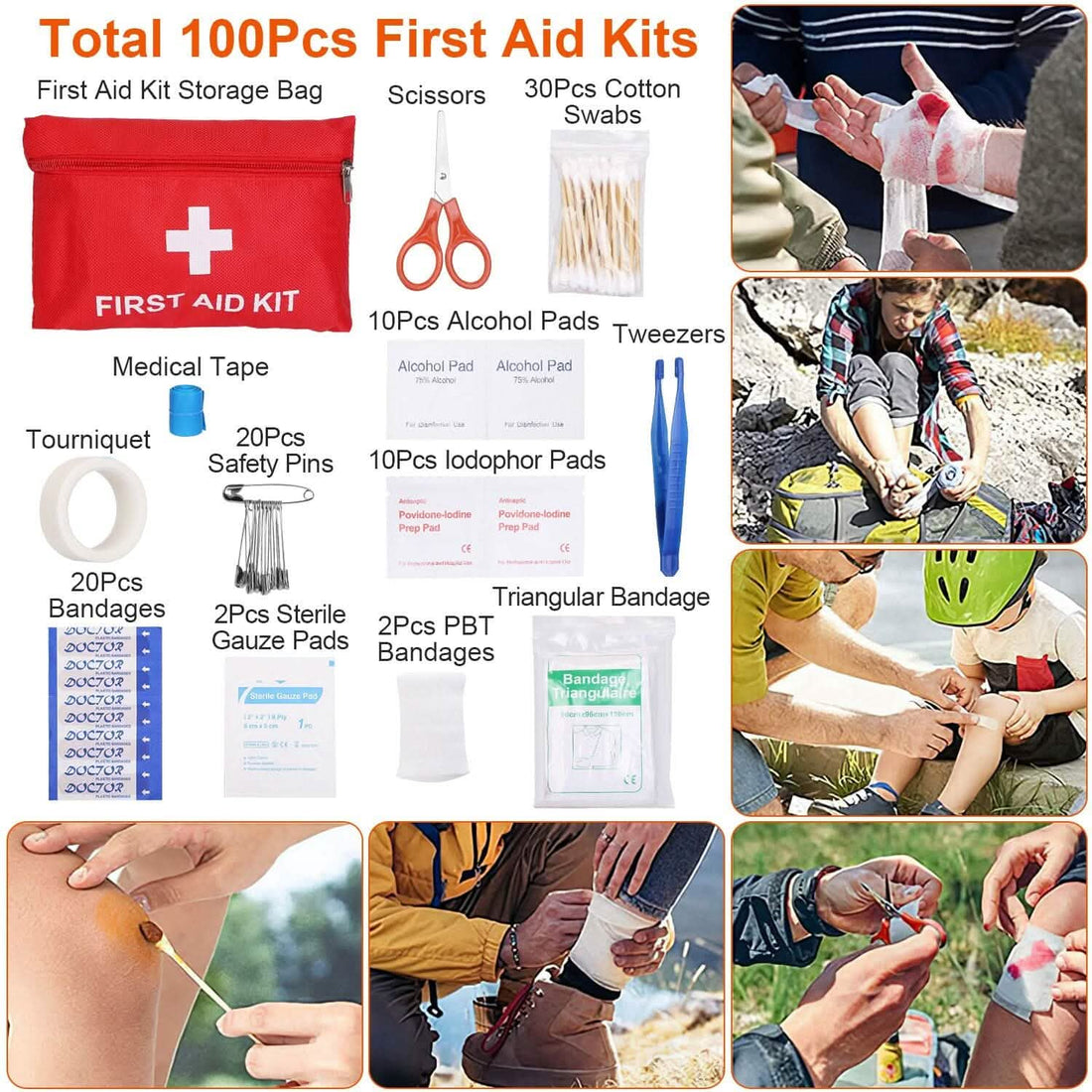 125-Piece Emergency Survival Kit – Tactical Outdoor Gear