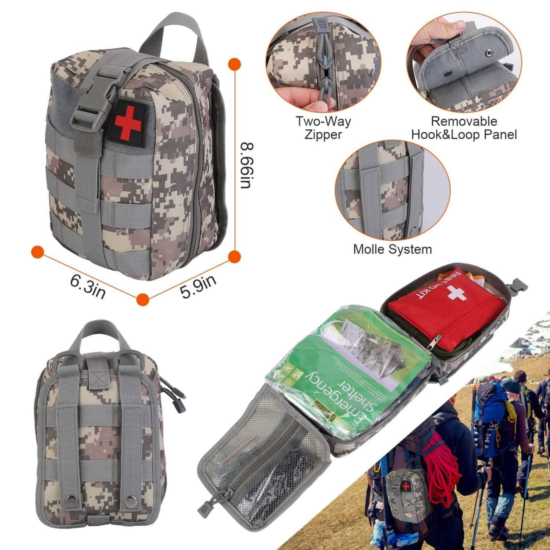 125-Piece Emergency Survival Kit – Tactical Outdoor Gear