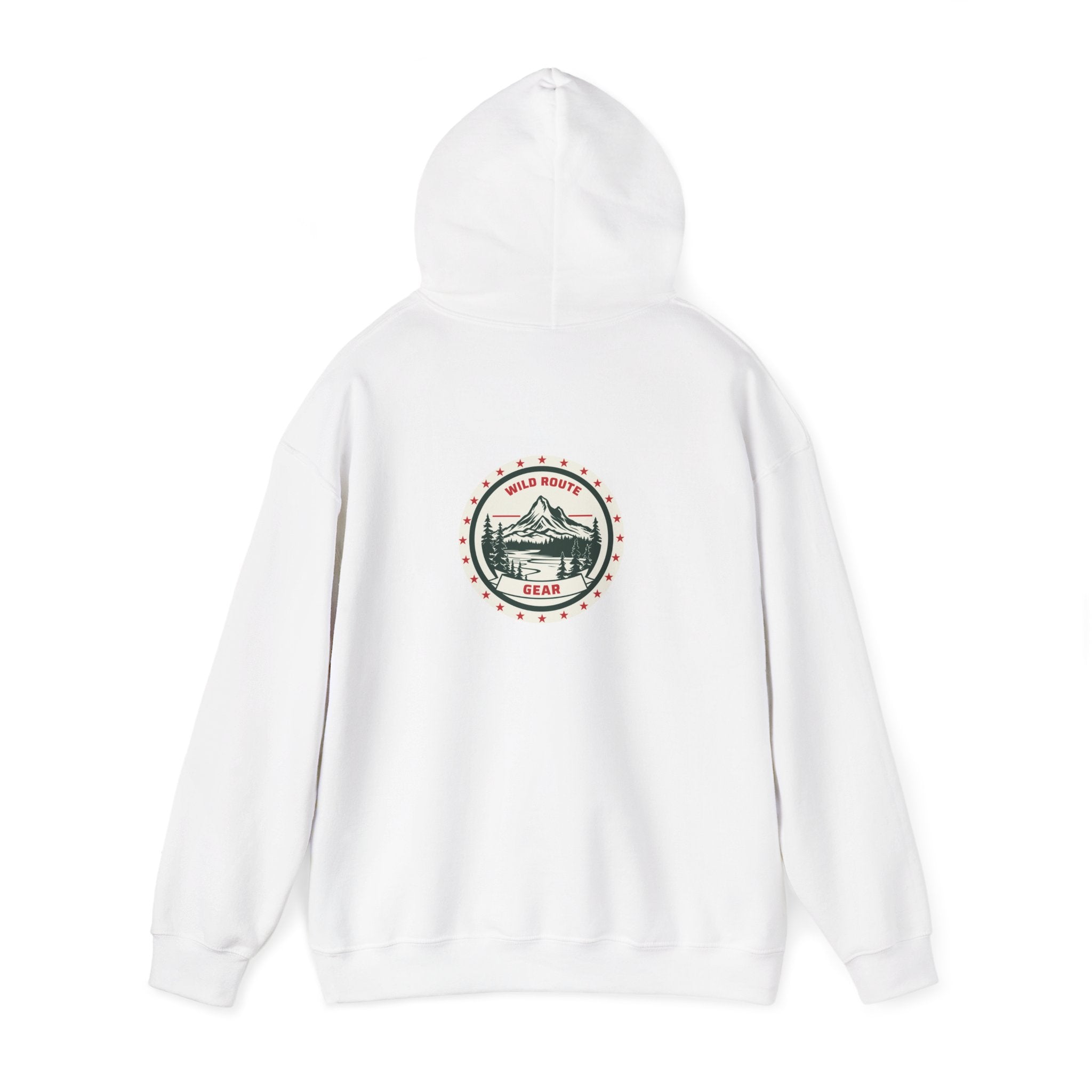 Adventure Bear Hoodie — Scenic Mountain Camp Graphic Sweatshirt