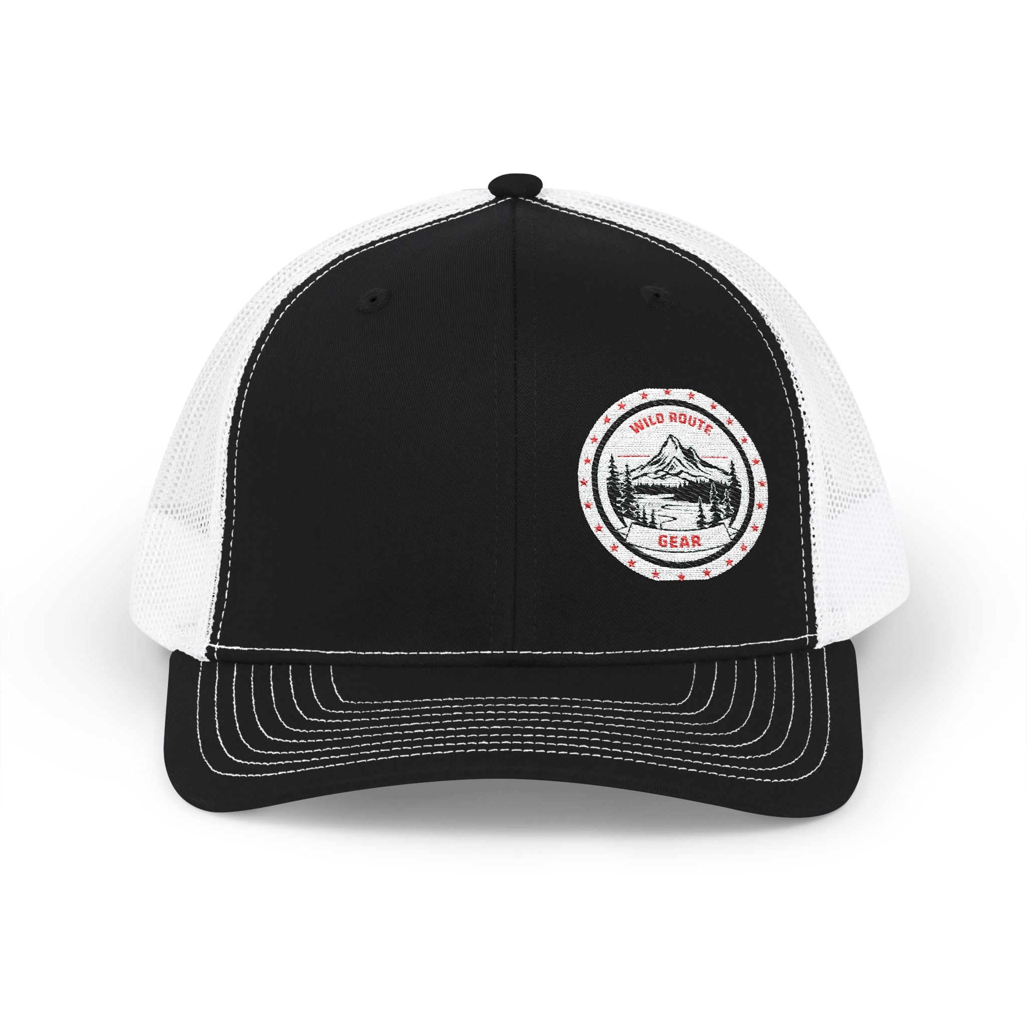 Trucker Cap - Vintage Mountain Patch Snapback