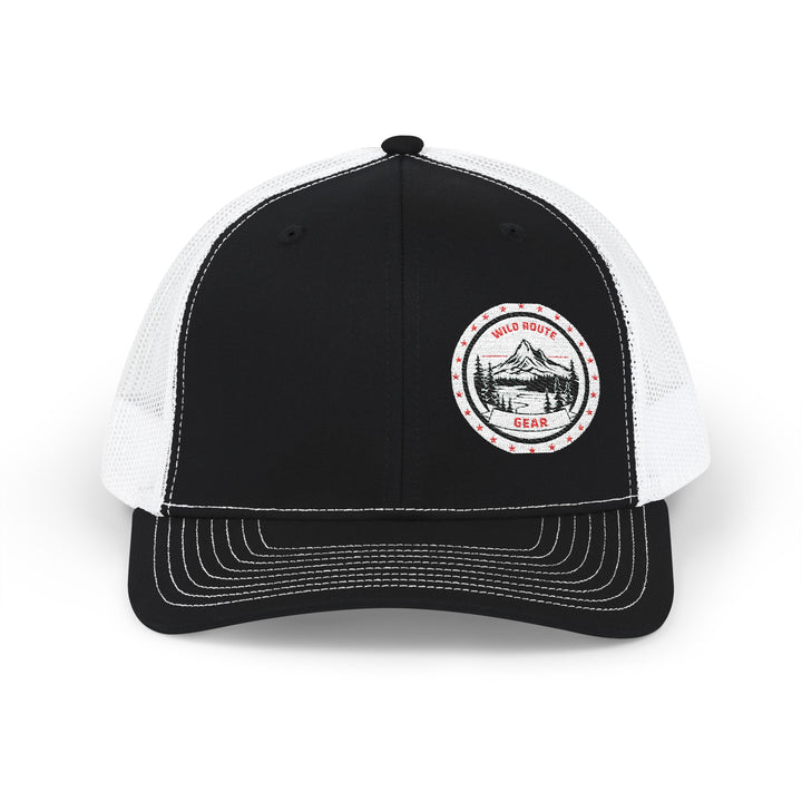 Trucker Cap - Vintage Mountain Patch Snapback