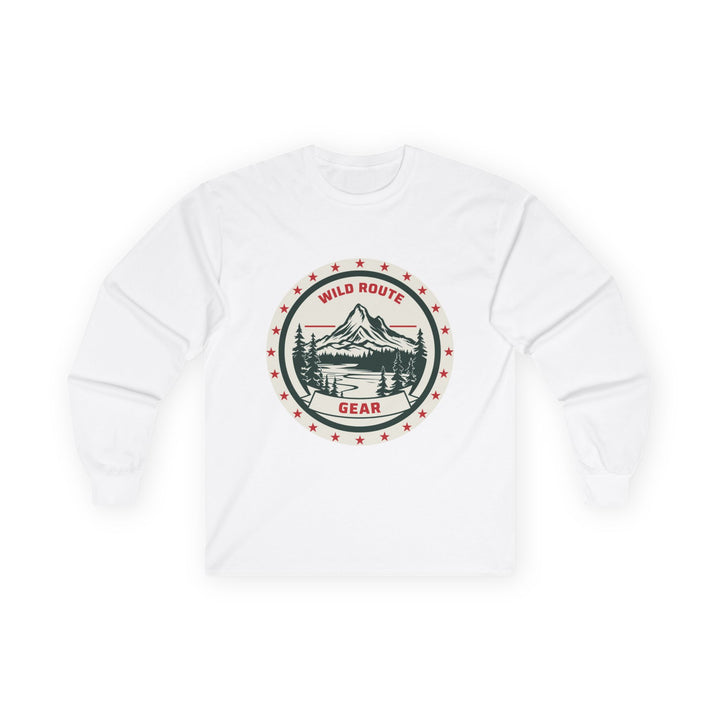 Long Sleeve Tee — Wild Route Gear Mountain Logo
