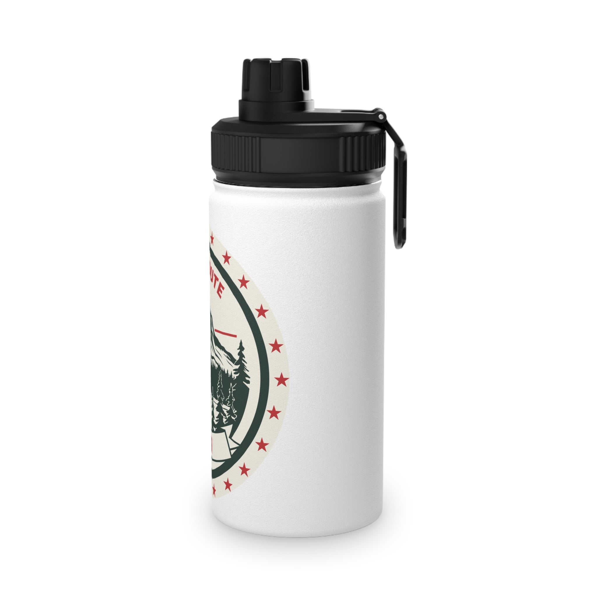 Wild Route Gear Stainless Steel Water Bottle – Outdoor Mountain Sports Bottle