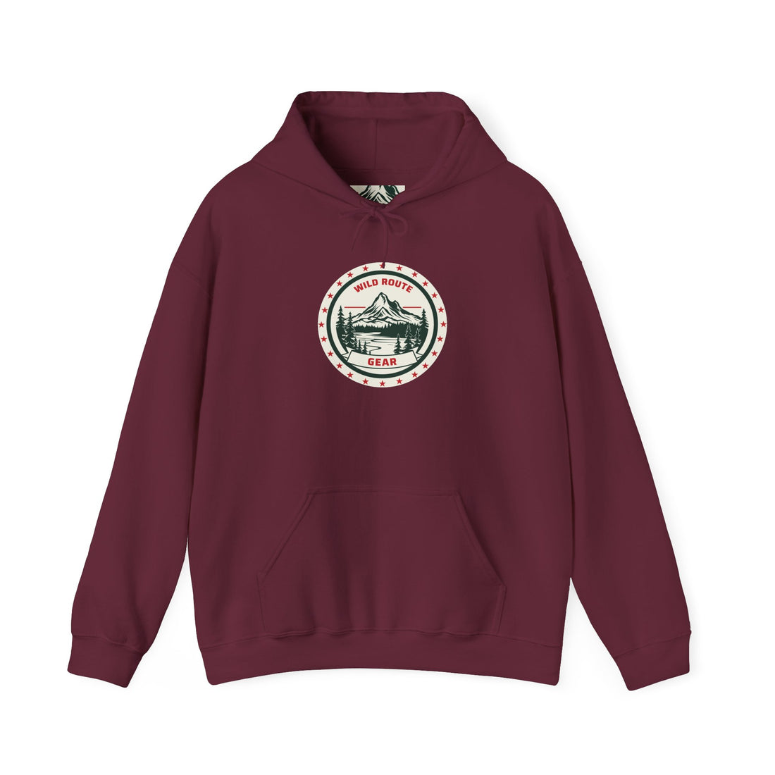 Adventure Bear Hoodie — Scenic Mountain Camp Graphic Sweatshirt
