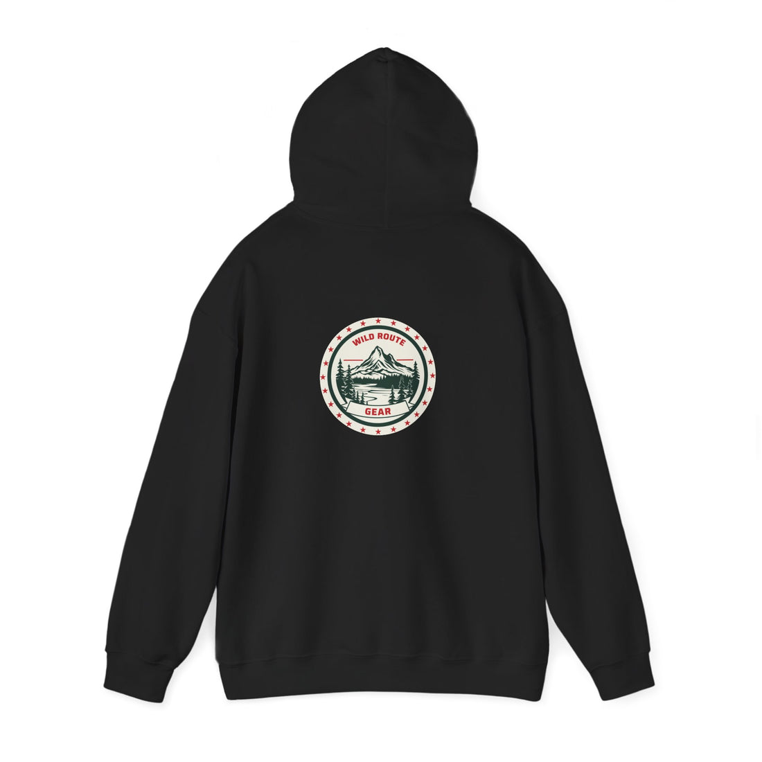 Adventure Bear Hoodie — Scenic Mountain Camp Graphic Sweatshirt