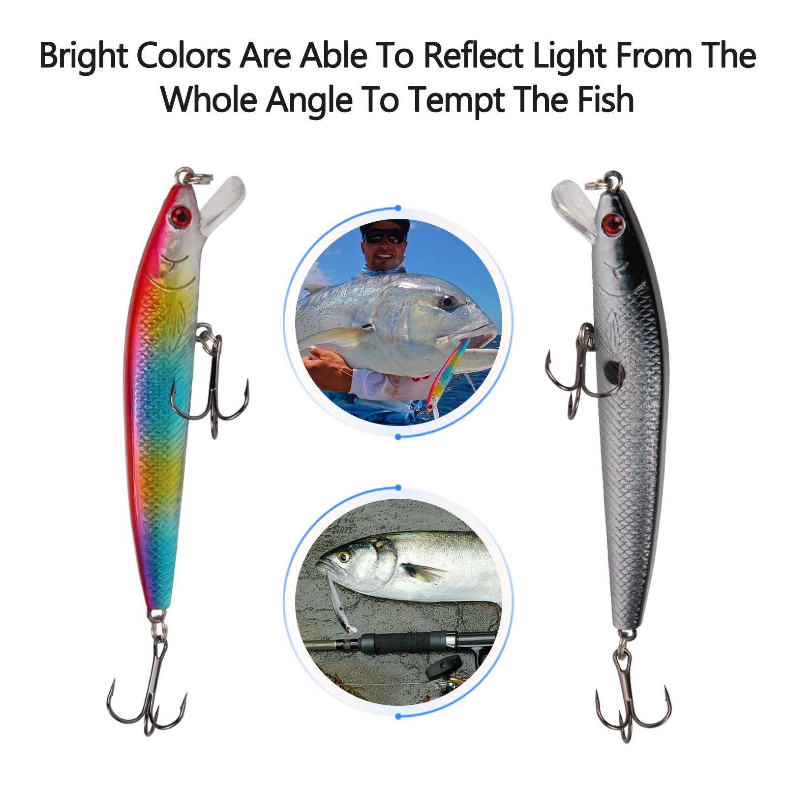Bionic Plastic Fishing Lures 10-Piece New Lure Set