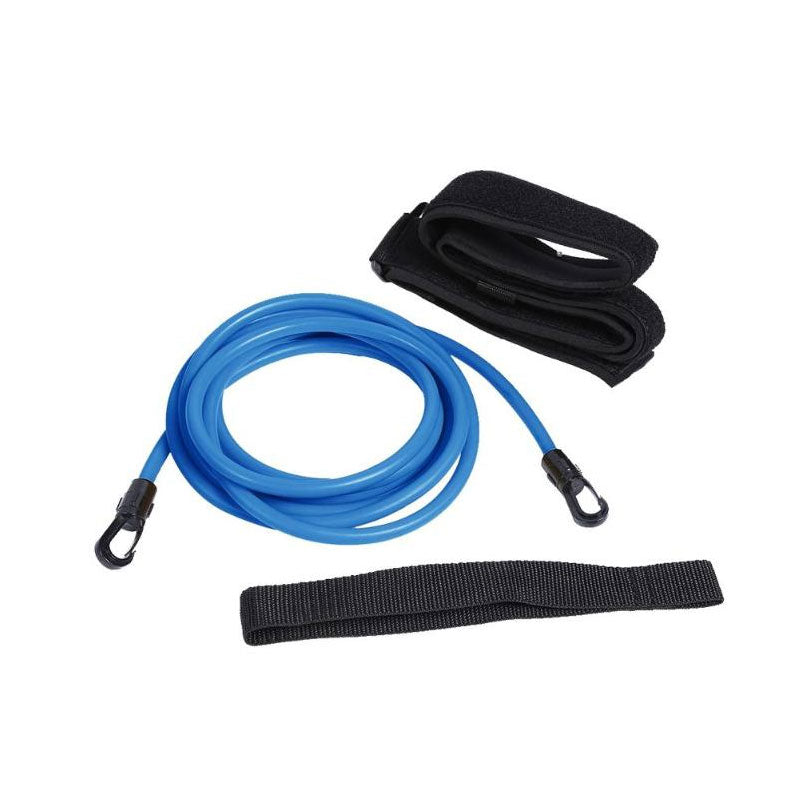 Adjustable Swim Training Resistance Belt with Elastic Cord