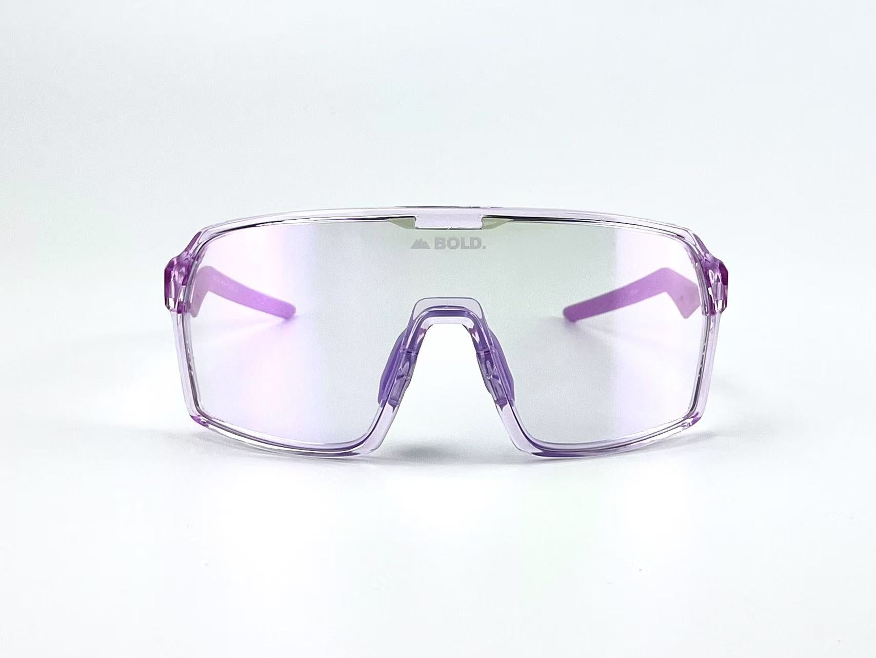 BOLD Glow Photochromic Sunglasses – Aqua Frame