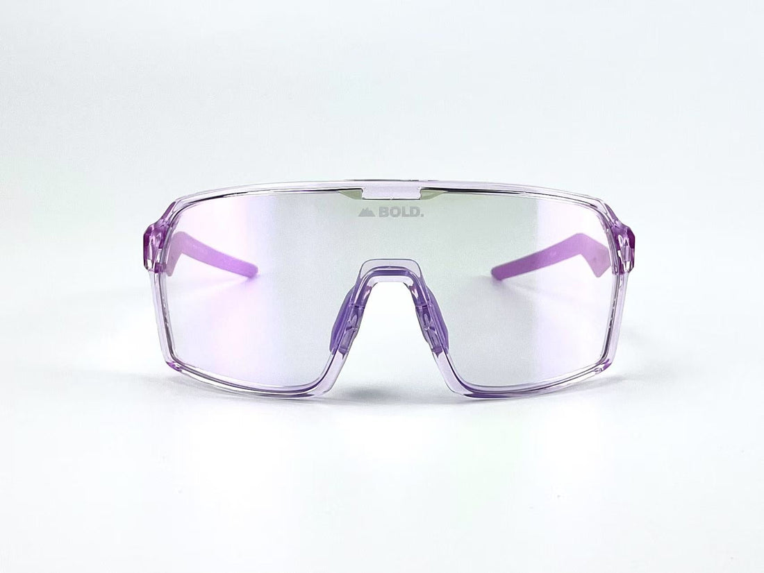 BOLD Glow Photochromic Sunglasses – Aqua Frame