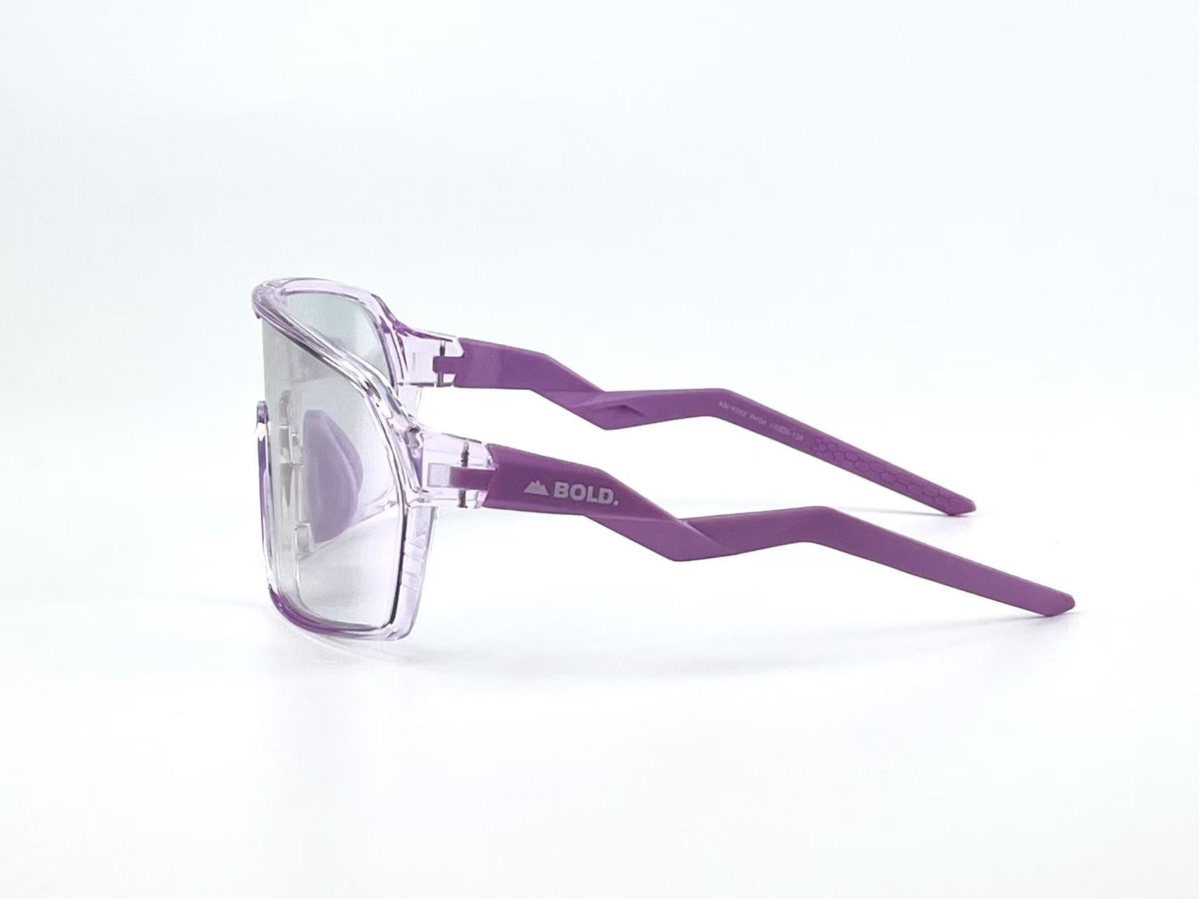 BOLD Glow Photochromic Sunglasses – Aqua Frame