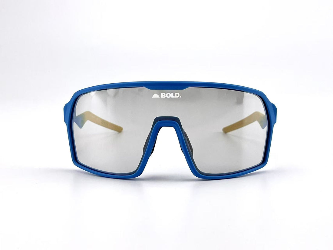 BOLD Glow Photochromic Sunglasses – Aqua Frame