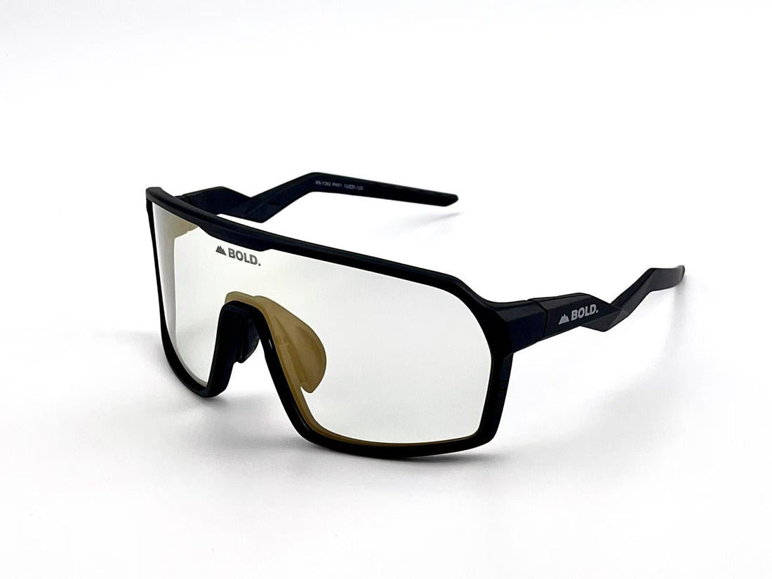 BOLD Glow Photochromic Sunglasses – Aqua Frame