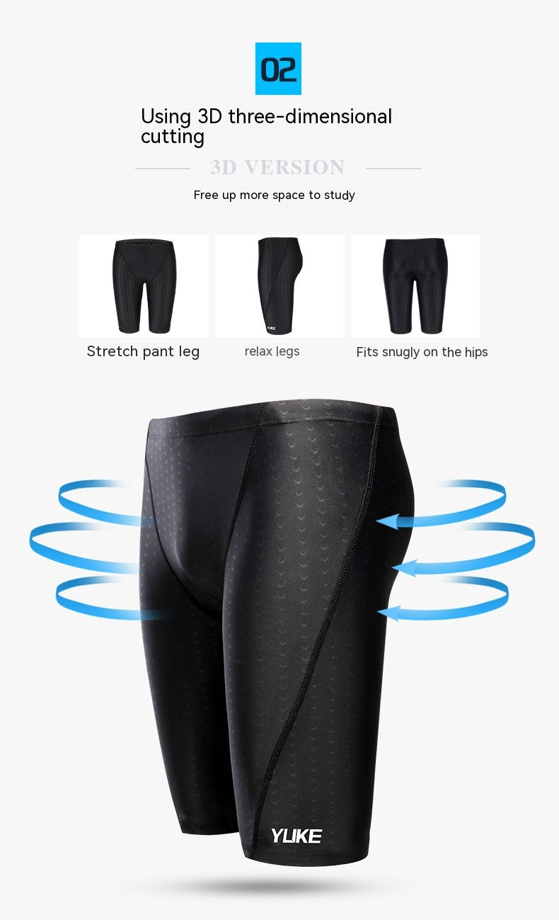 Men's Swim Cap & Goggles Set – Waterproof Training Gear