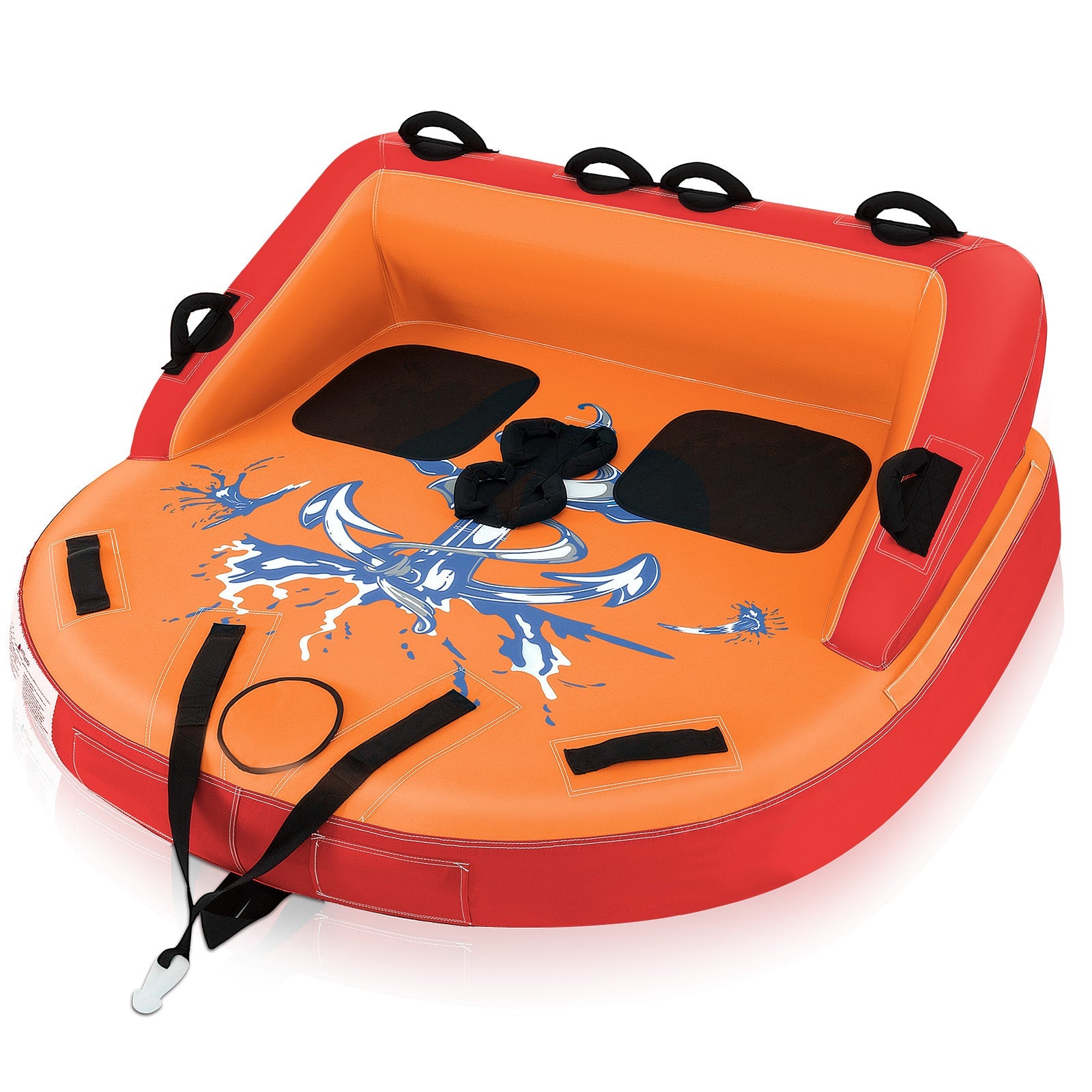 2 Person Water Sport Inflatable Towable Tubes for Boating