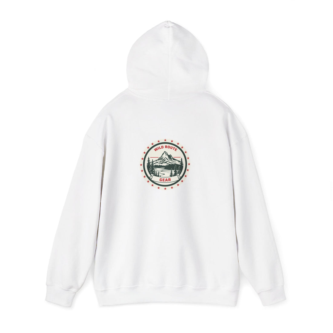 Adventure Bear Hoodie — Scenic Mountain Camp Graphic Sweatshirt