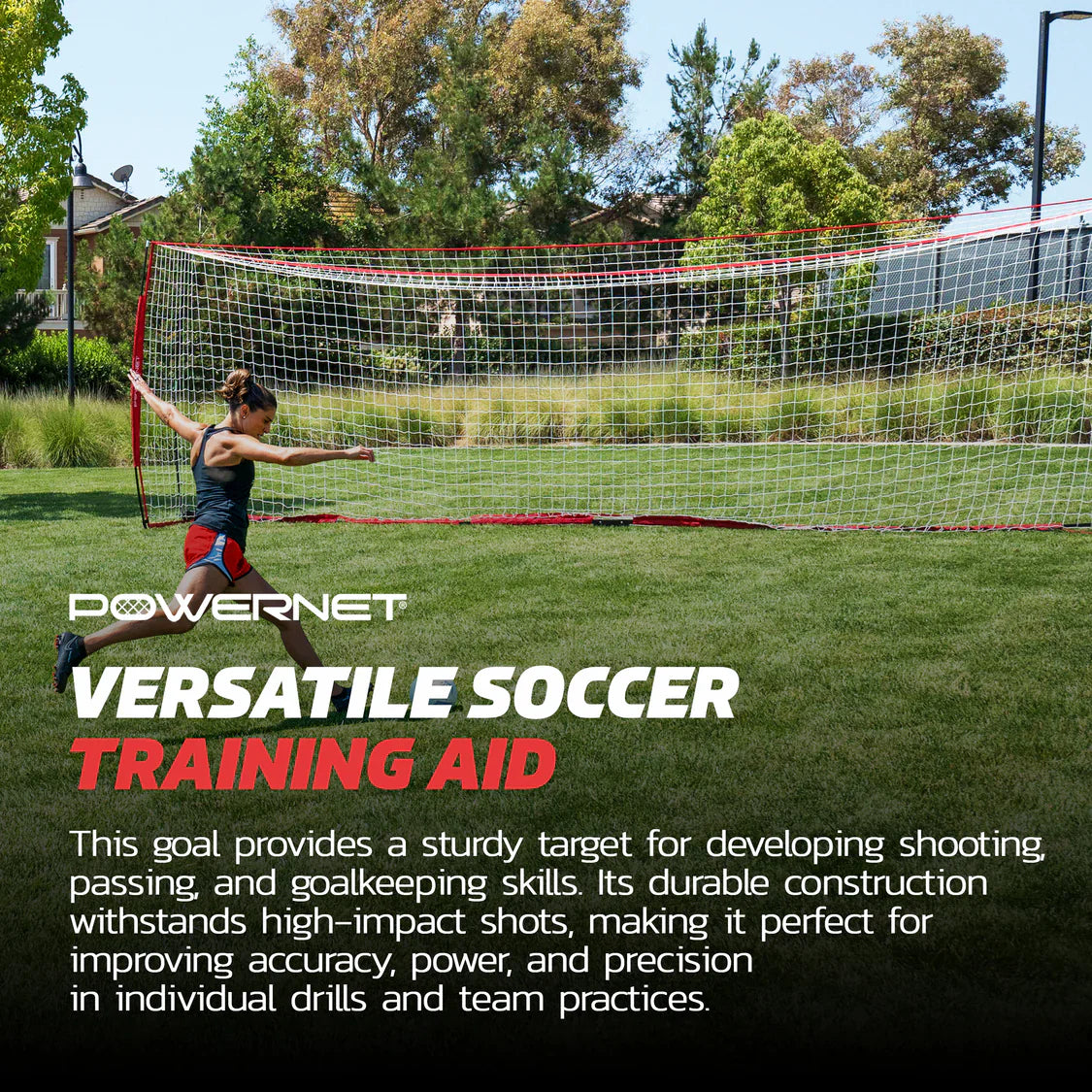 Powernet Portable 24x8 FT Soccer Goal