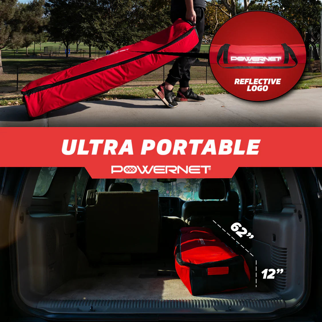 Powernet Portable 24x8 FT Soccer Goal