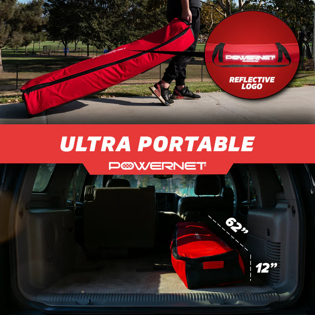 Powernet Portable 24x8 FT Soccer Goal