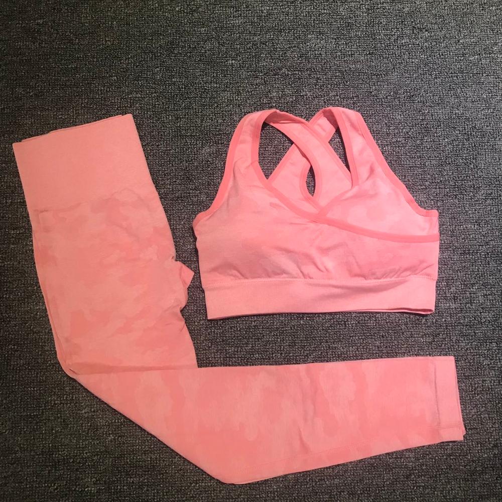 2-Piece Camo Yoga Set – Sports Bra & Leggings