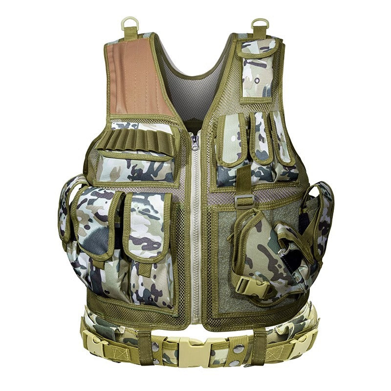 Tactical Grid Vest – 6000D Nylon Multi-Pocket Hunting Vest