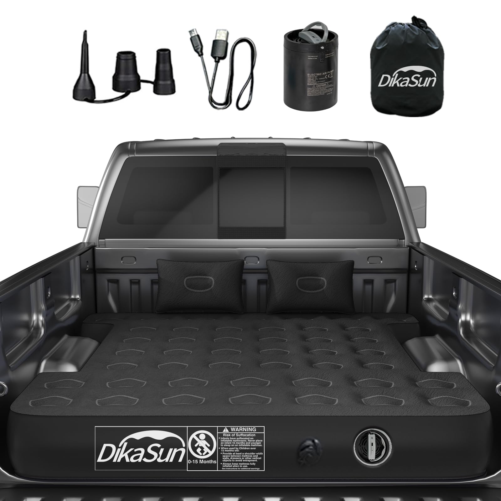 DikaSun Dodge 5.5-5.8ft | 6-6.5 ft  Truck Bed Air Mattress