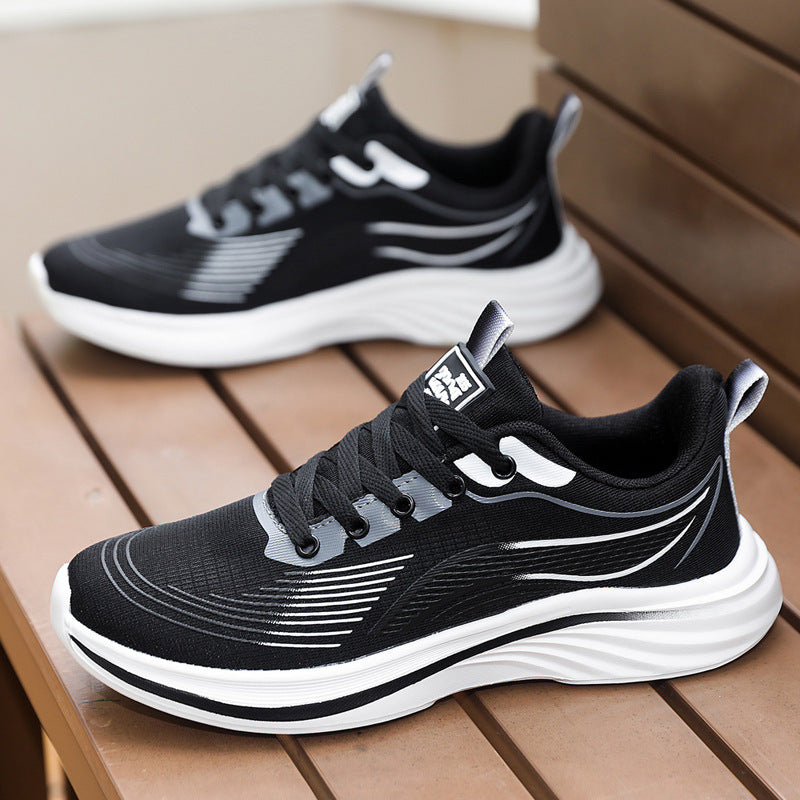 Men's Breathable Lightweight Sneakers – Casual Sport & Hiking Shoes