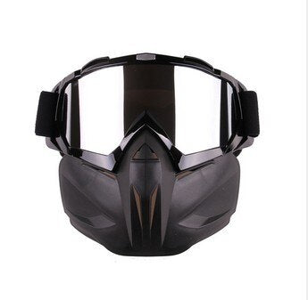 Ski & Snowboard Goggles with Detachable Face Mask – Windproof Set