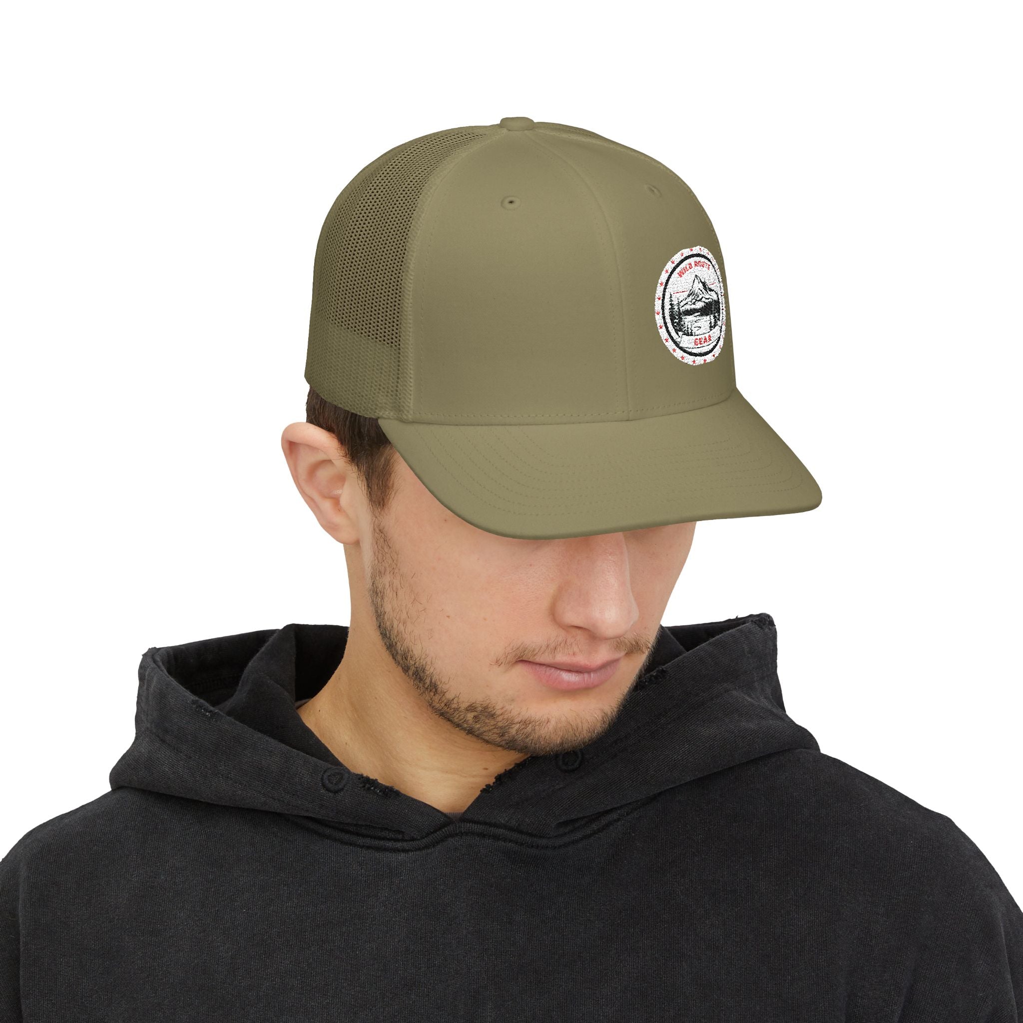 Trucker Cap - Vintage Mountain Patch Snapback