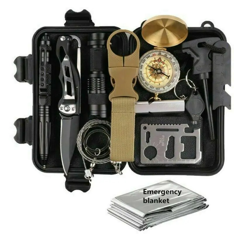14-in-1 Outdoor Survival Kit – Tactical Emergency SOS Gear