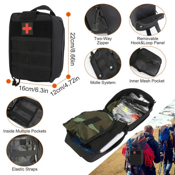 121-Piece Survival Kit – Tactical Emergency & First Aid Gear