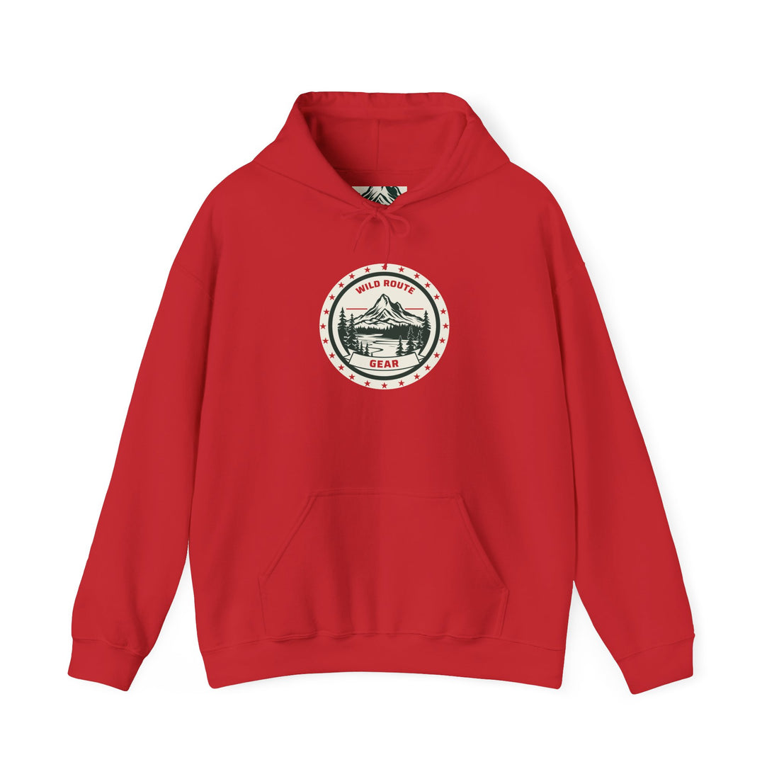 Adventure Bear Hoodie — Scenic Mountain Camp Graphic Sweatshirt