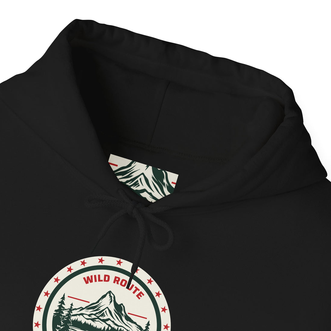Adventure Bear Hoodie — Scenic Mountain Camp Graphic Sweatshirt