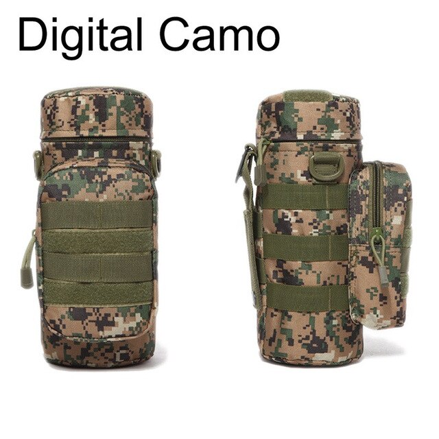Tactical Water Bottle Pouch – MOLLE Outdoor Waist Bag