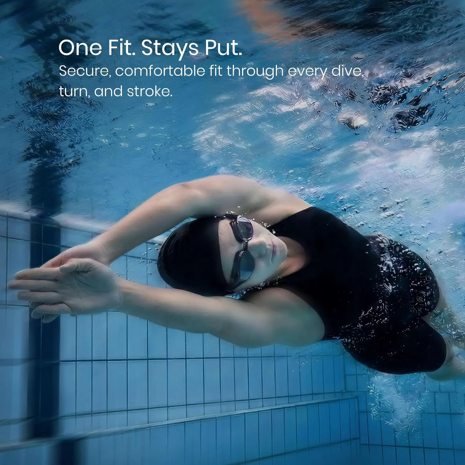 SollaWave AI Music Smart Swim Goggles