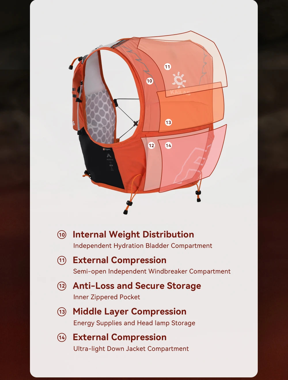 Kailas FUGA AIR 8L And 13L Hydration Vest
