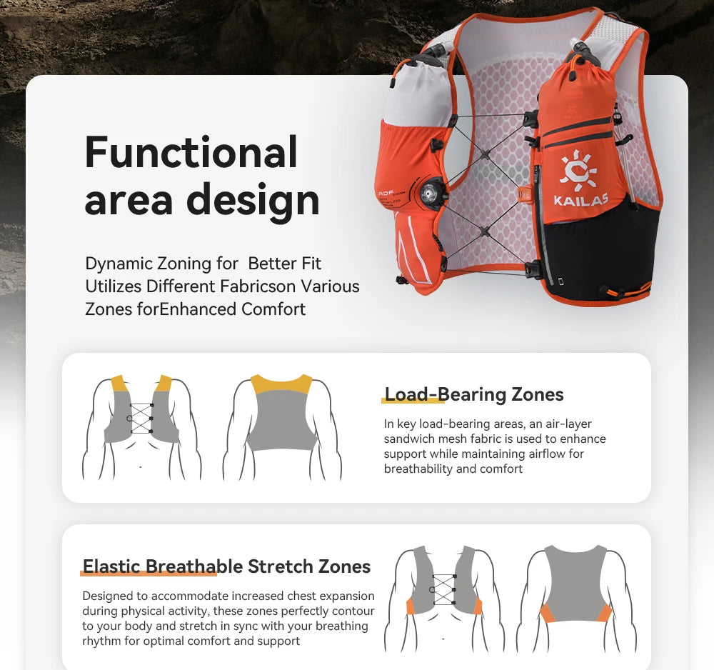 Kailas FUGA AIR 8L And 13L Hydration Vest