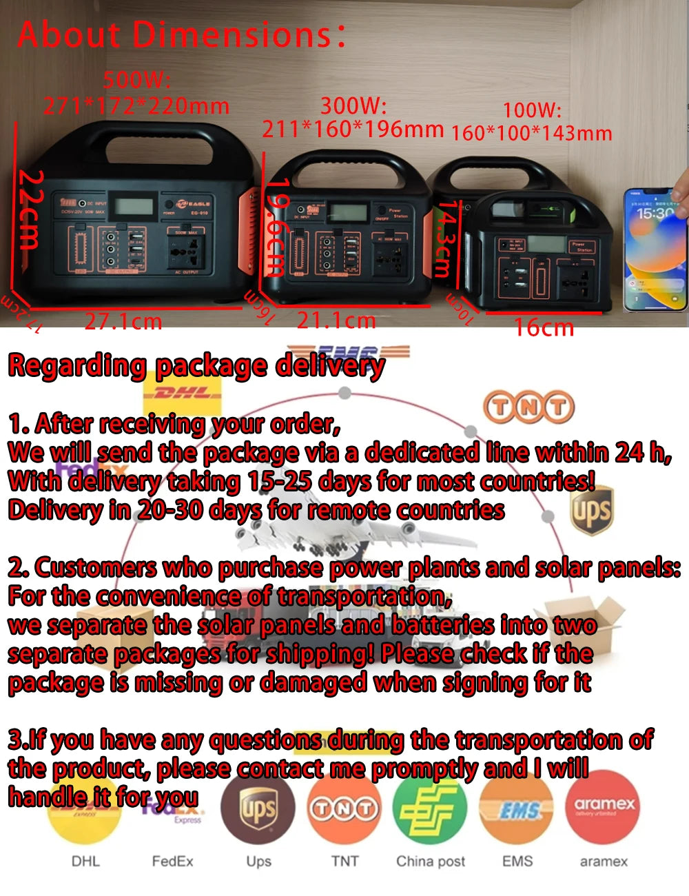 500W 460Wh Portable Power Station