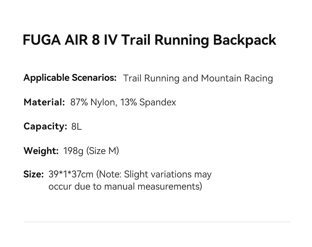 Kailas FUGA AIR 8L And 13L Hydration Vest