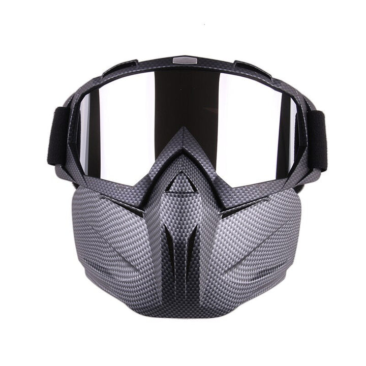 Ski & Snowboard Goggles with Detachable Face Mask – Windproof Set