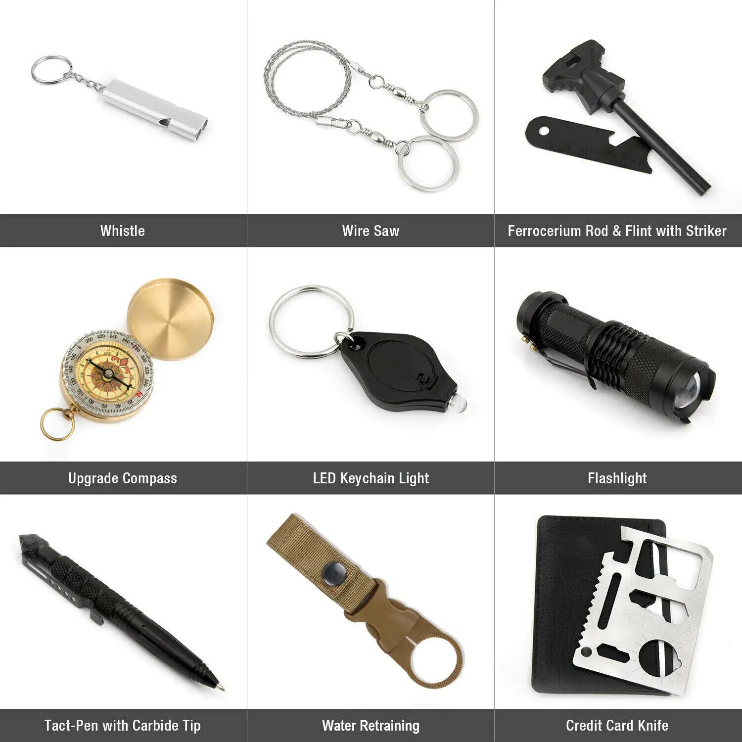 14-in-1 Outdoor Survival Kit – Tactical Emergency SOS Gear