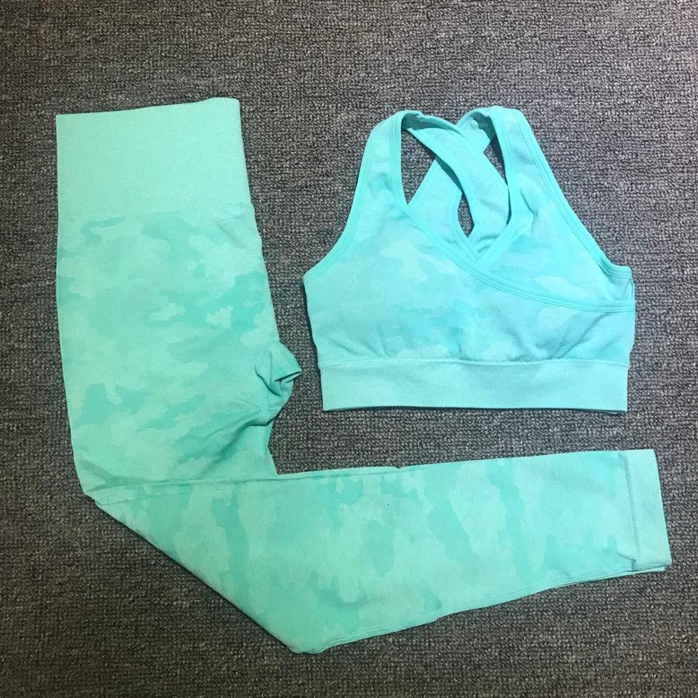 2-Piece Camo Yoga Set – Sports Bra & Leggings
