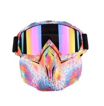 Ski & Snowboard Goggles with Detachable Face Mask – Windproof Set