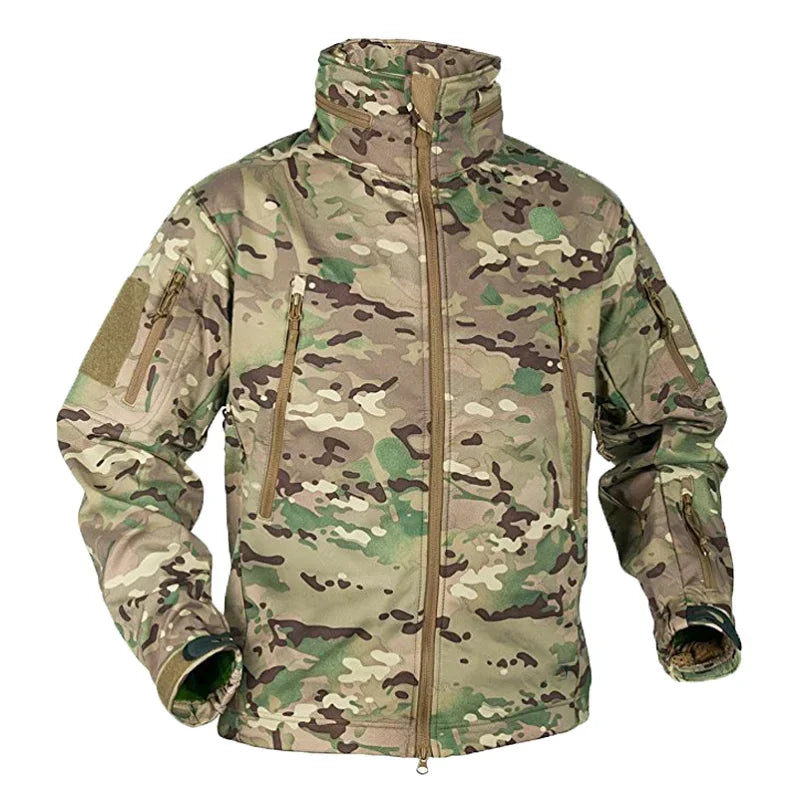 Men’s Camouflage Softshell Jacket