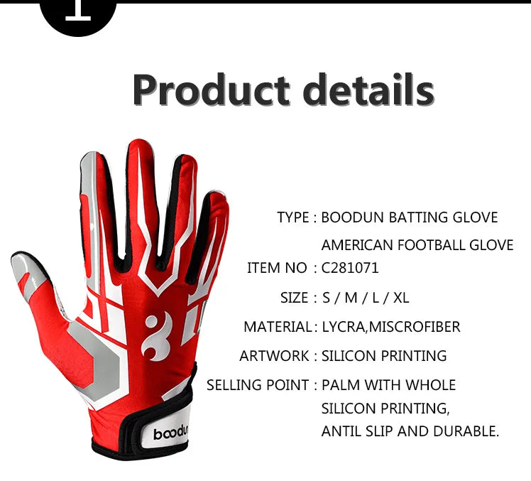 Football Gloves, Anti Slip