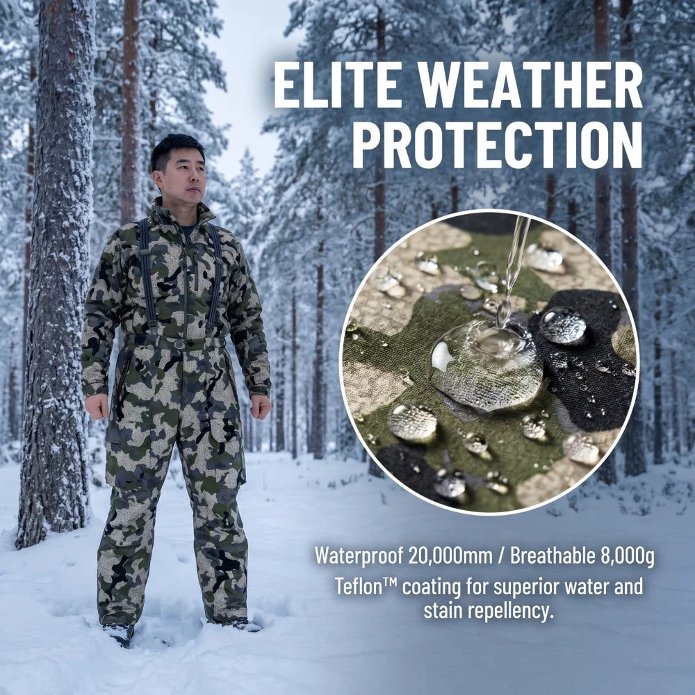 Men's Boreal Aerolite Bib Insulated Camouflage Hunting Pant