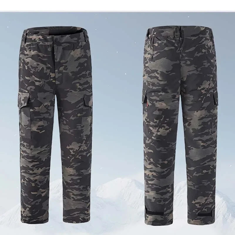 Winter Heat Reflection Warm Coats, Cargo Pants Set